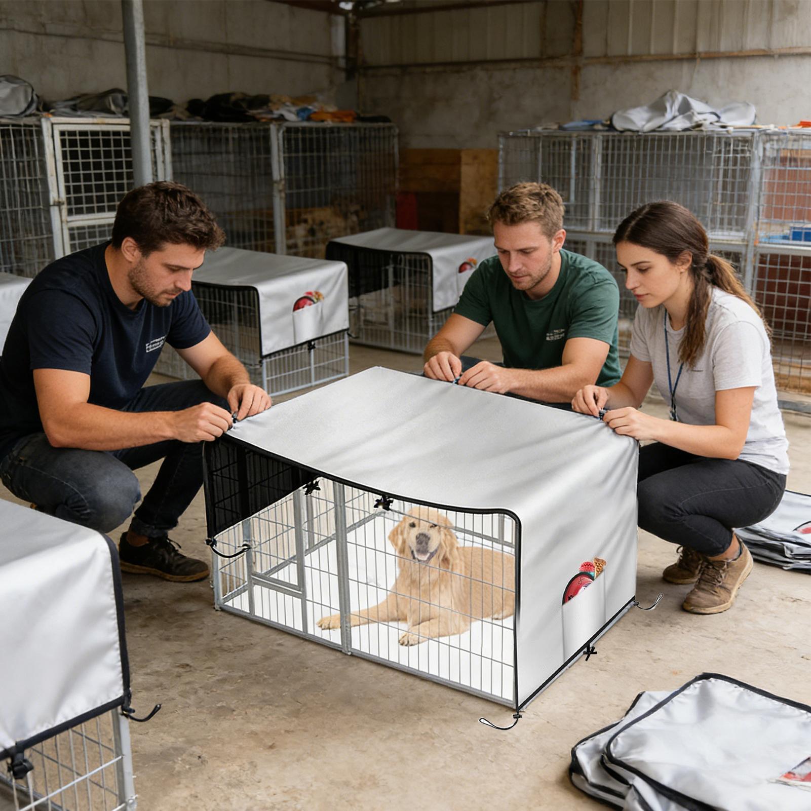 Pokrowiec na klatkę dla psa 21 – Outdoor Camping Dog Kennel recenzja i cena