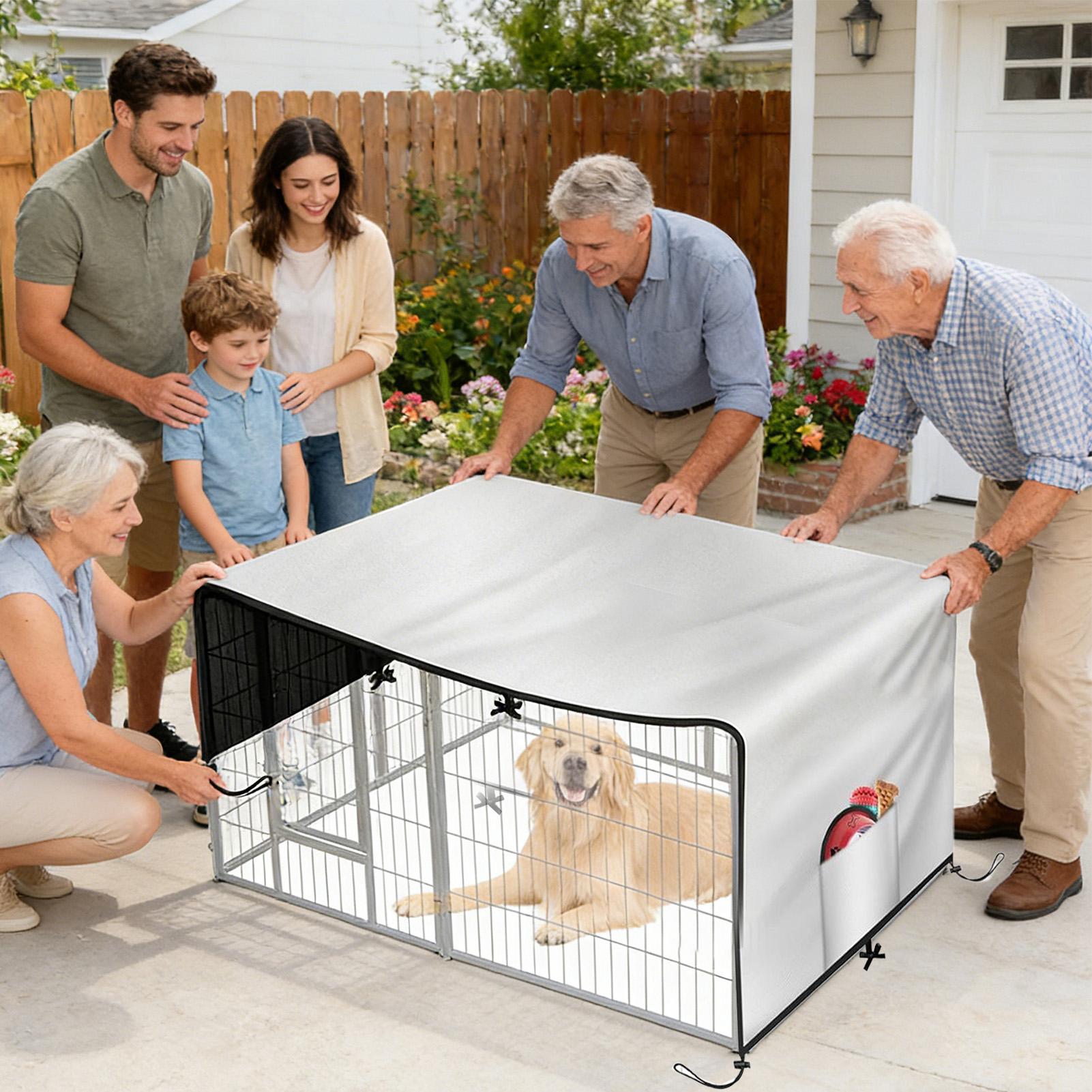 Pokrowiec na klatkę dla psa 21 – Outdoor Camping Dog Kennel recenzja i cena