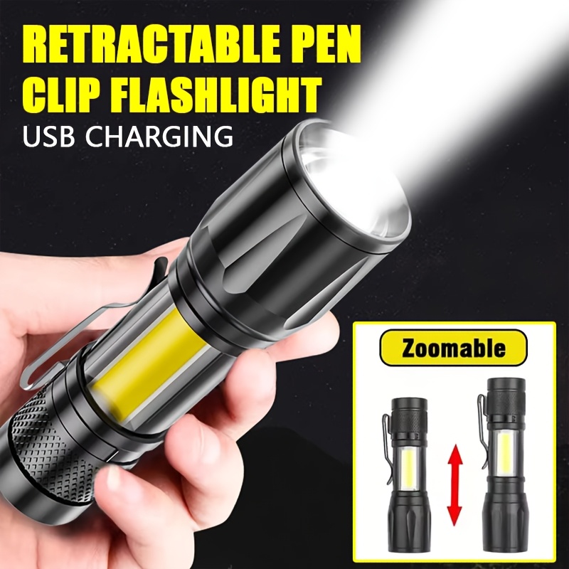 Mini Latarka LED COB, Przenośn – Outdoor Camping Light Portable recenzja i cena