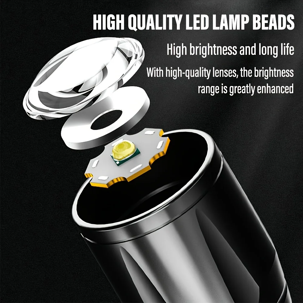 Mini Latarka LED COB, Przenośn – Outdoor Camping Light Portable recenzja i cena