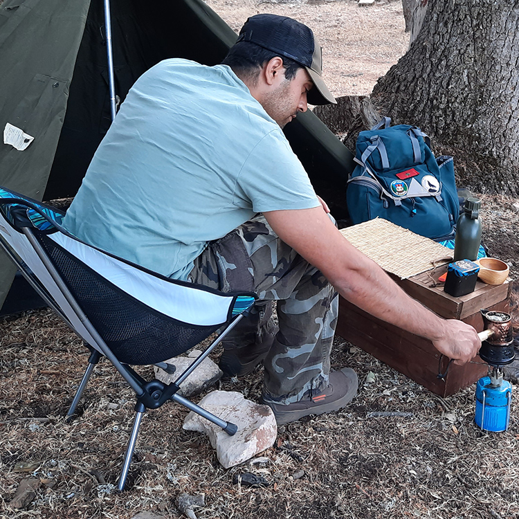Przenośne składane krzesło kem – Outdoor Camping Recliner recenzja i cena