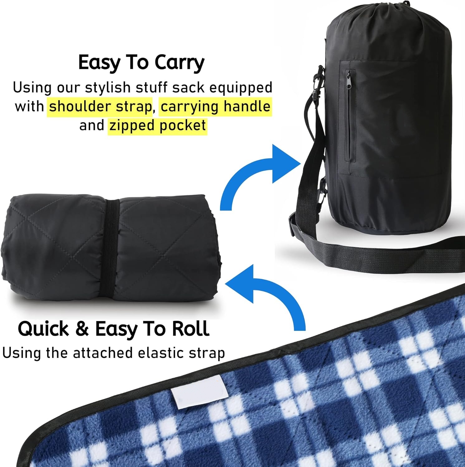 Duża wodoodporna koc na zewnąt – Outdoor Camping Quilt recenzja i cena
