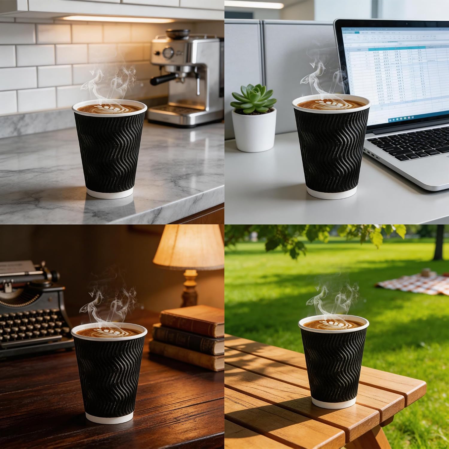 50 sztuk 12oz (355ml) papierow – Outdoor Camping Wallpaper recenzja i cena