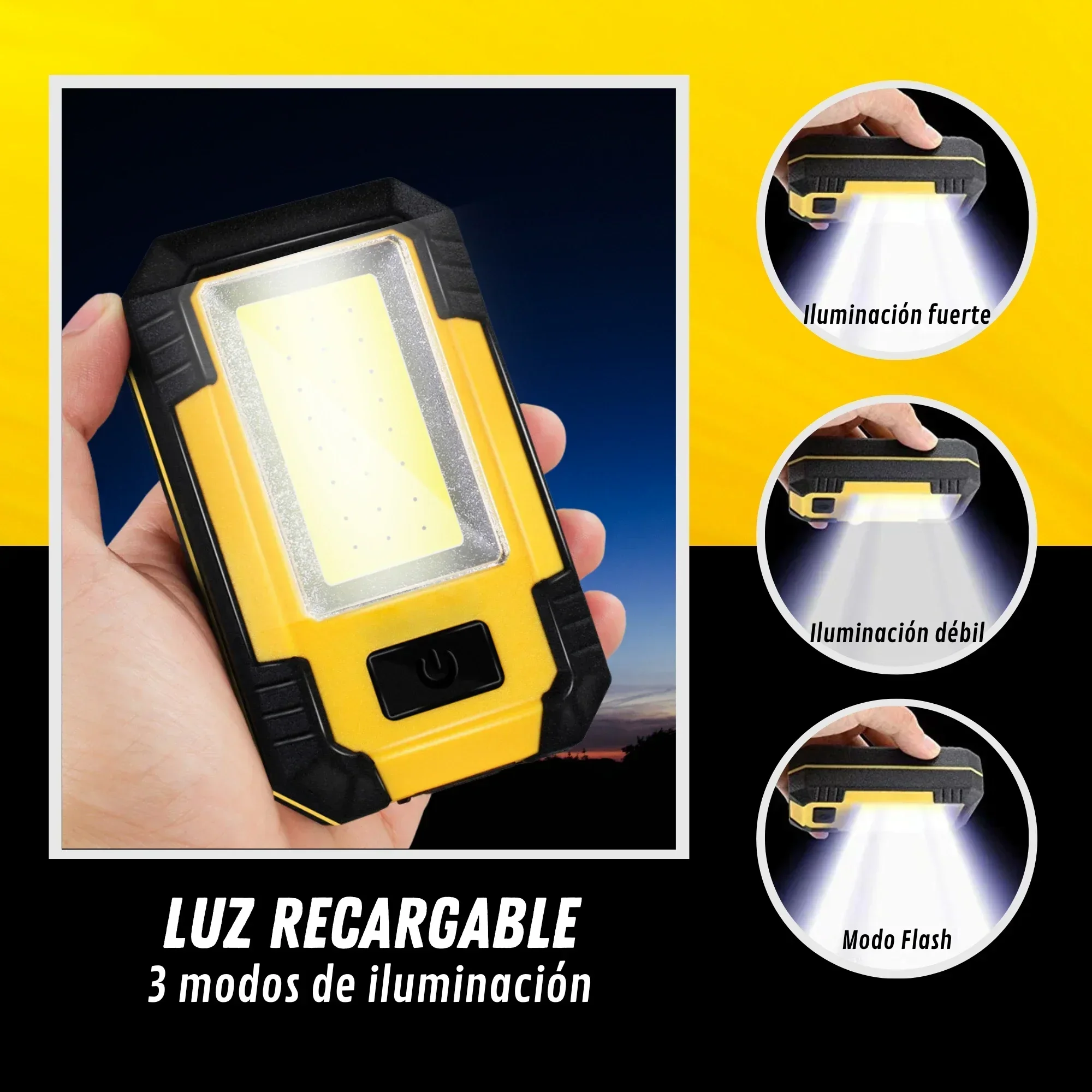 Przenośna lampa robocza z akum – Outdoor Camping Light Portable recenzja i cena