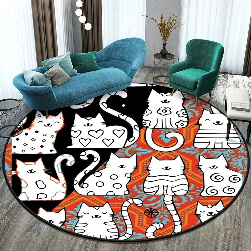 Okrągły dywan z motywem urocze – Outdoor Camping Rug Waterproof recenzja i cena