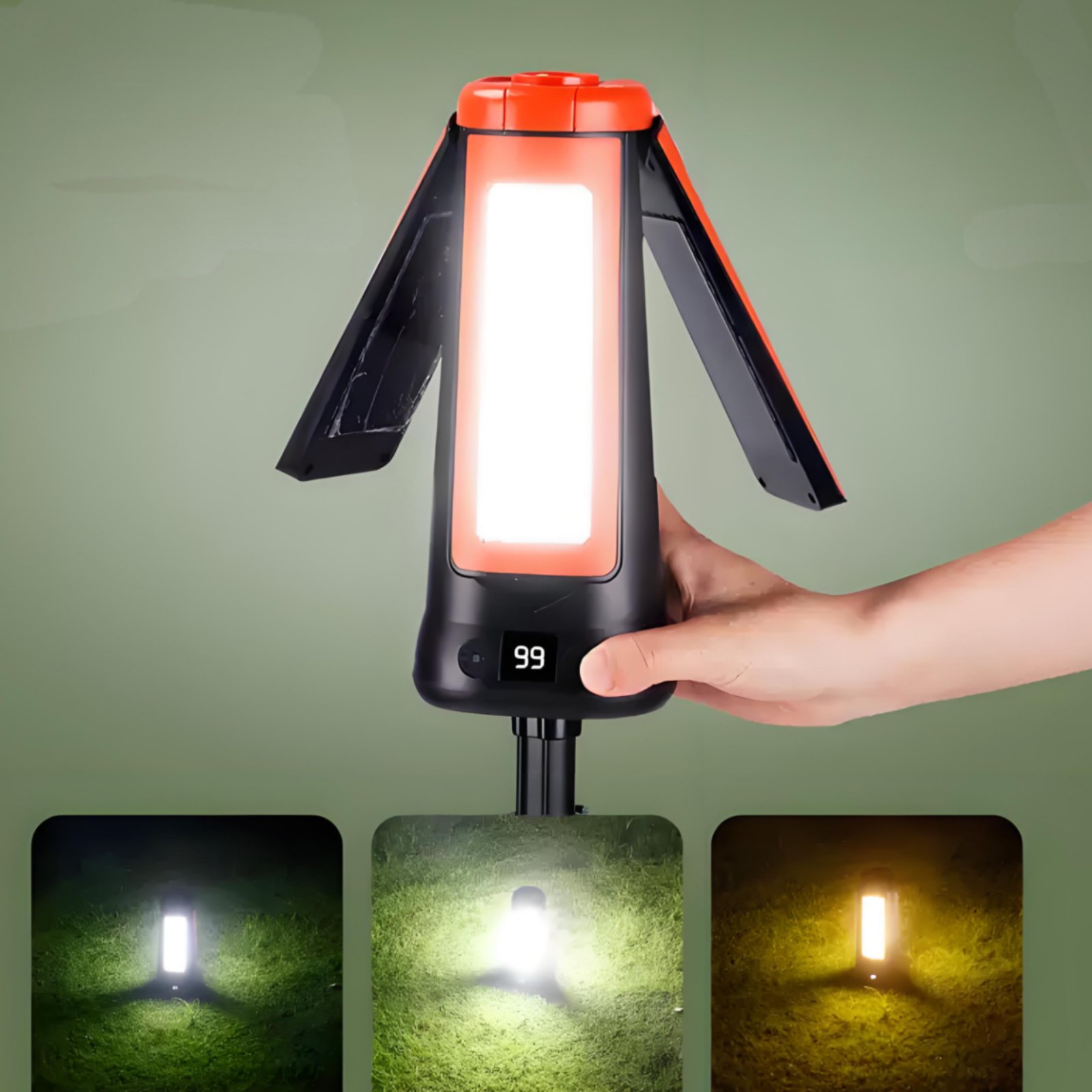 Teleskopowa lampa do namiotu z – Outdoor Camping Light Portable recenzja i cena