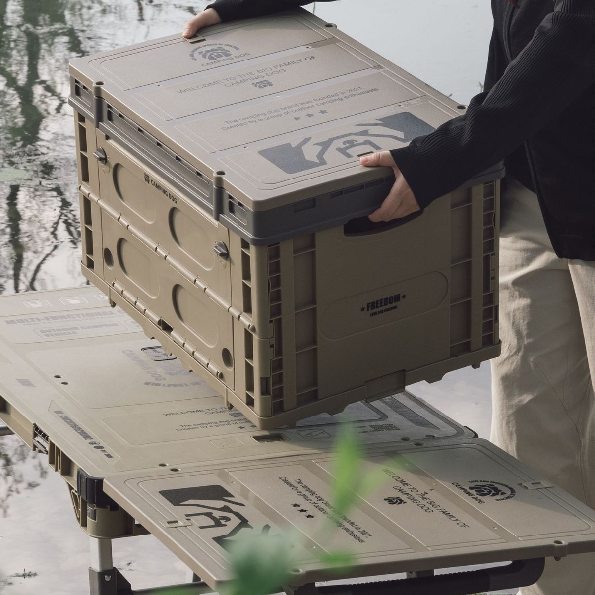 Składany wózek transportowy na – Outdoor Camping Wagon recenzja i cena