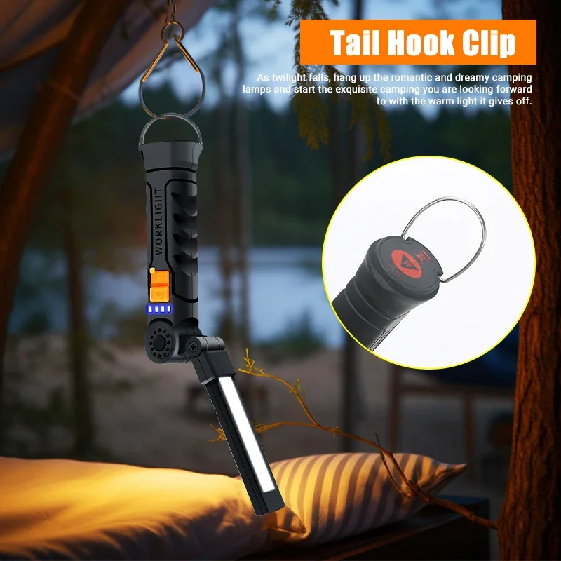 Przenośna latarka LED COB, ład – Outdoor Camping Light Portable recenzja i cena