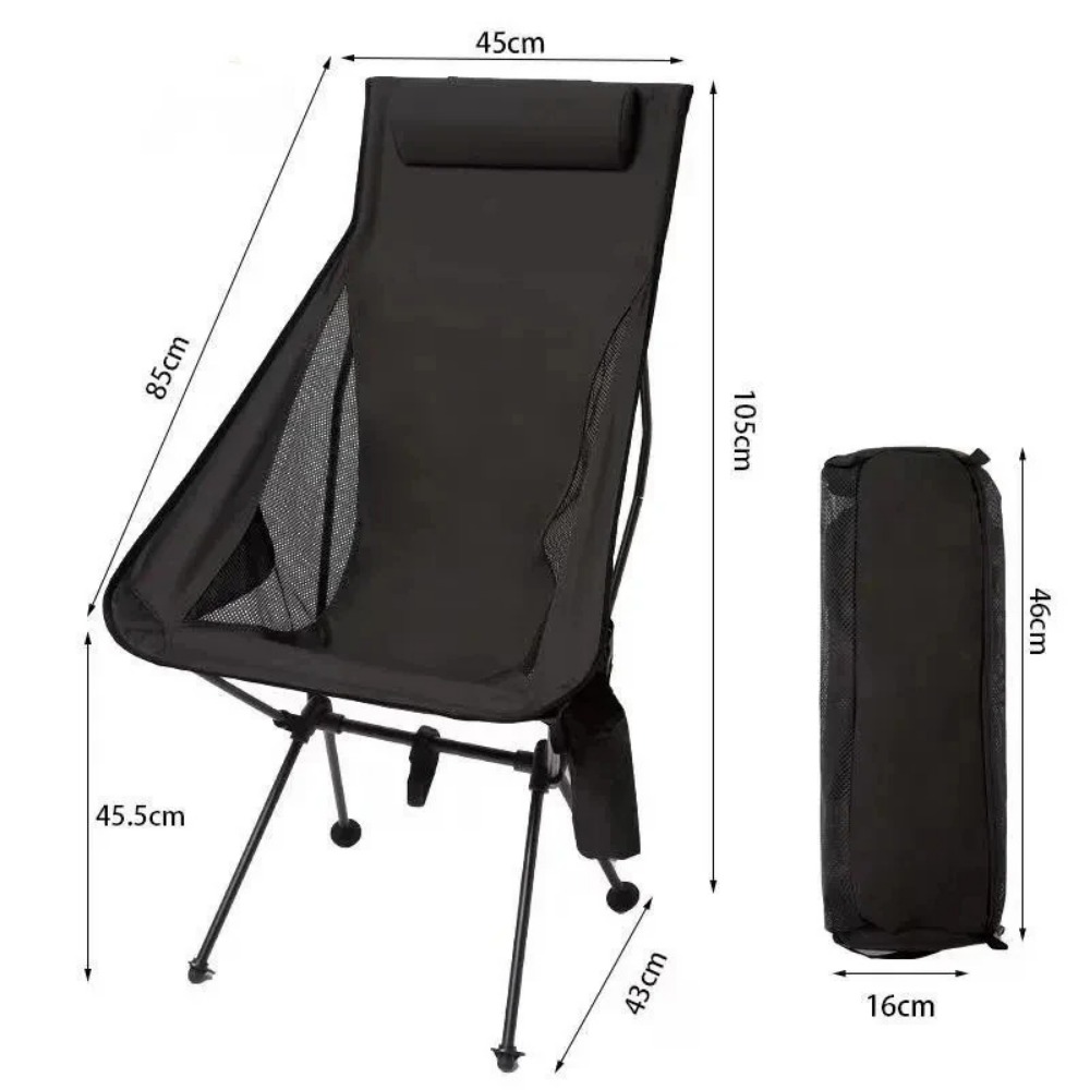 Składane przenośne krzesło ksi – Outdoor Camping Recliner recenzja i cena