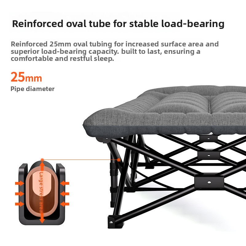 Składane łóżko jednoosobowe pr – Outdoor Camping Recliner recenzja i cena