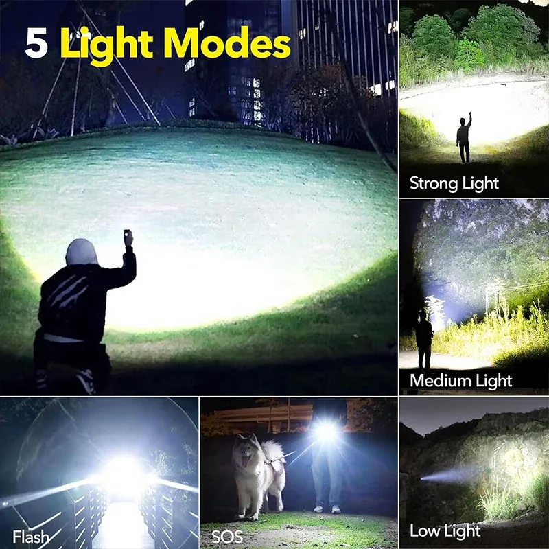 Latarka LED o dużej mocy, łado – Outdoor Camping Lampe recenzja i cena